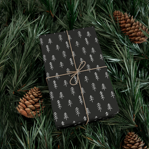 Where to Buy Black Christmas Wrapping Paper