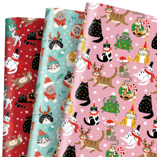 Creative Ideas for Gift Wrapping Paper with Cats