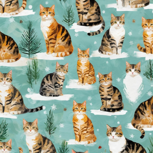 Where to Find Adorable Cat Christmas Wrapping Paper