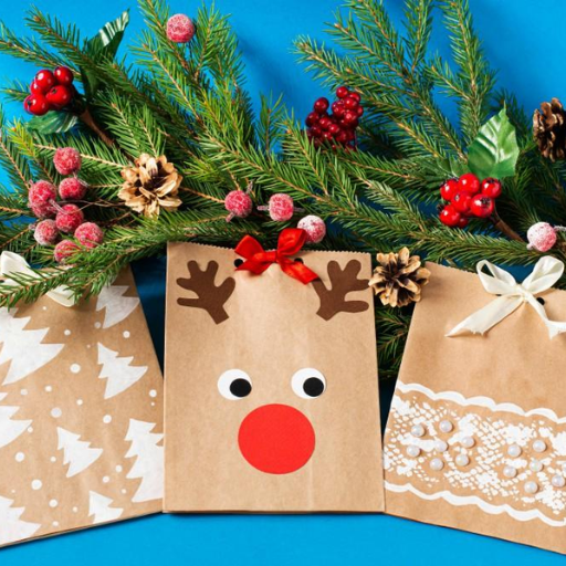 How to Wrap Holiday Gifts with DIY Bags