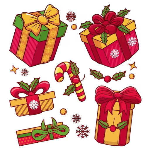 christmas gift clipart