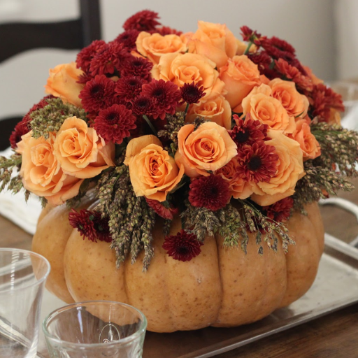 How to Arrange a Thanksgiving Floral Centerpiece