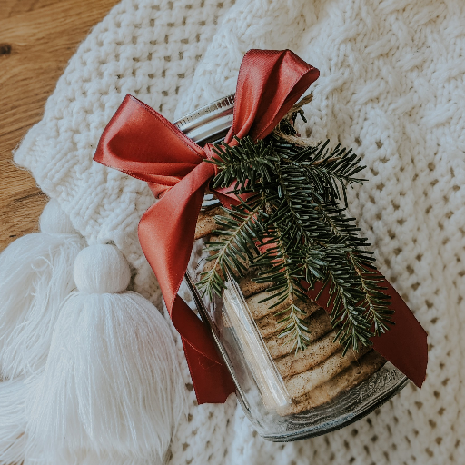 Create a cookie mix gift in a jar